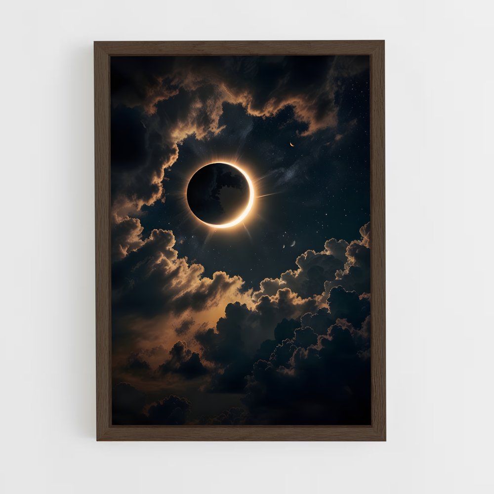 Poster Éclipse Solaire – affiche Univers (vue 5)